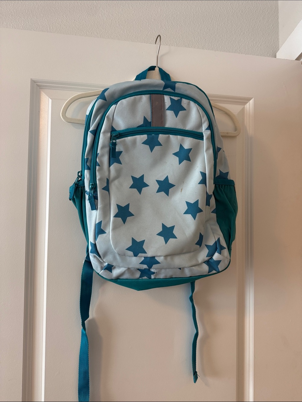 Kids Star Print Teal Backpack